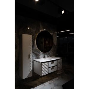 Зеркало круглое Armadi Art Vallessi 100 см, с подсветкой