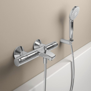 Купить Термостатический смеситель Ideal Standard Ceratherm T25 A7206AA для ванны с душем в Москве с доставкой Термостатический смеситель Ideal Standard Ceratherm T25 A7206AA для ванны с душем