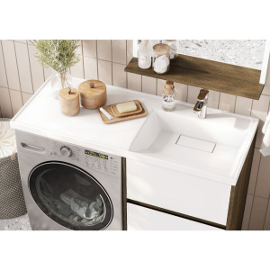 Мебель для ванной AQUATON Лондри 60 R, дуб кантри, белый