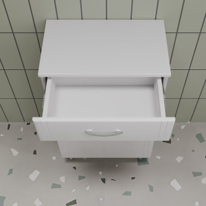 Тумба Style Line Эко Стандарт ТН 50 с 3 ящиками, белая