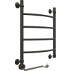 Полотенцесушитель электрический EWRIKA Сафо D 60х50 L, чёрный матовый