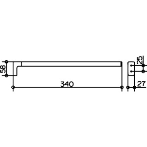 Купить Полотенцедержатель Keuco Collection Moll 12722 хром в Москве с доставкой Полотенцедержатель Keuco Collection Moll 12722 хром