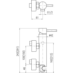 Смеситель для душа Rav Slezak Seina SE980.5Z