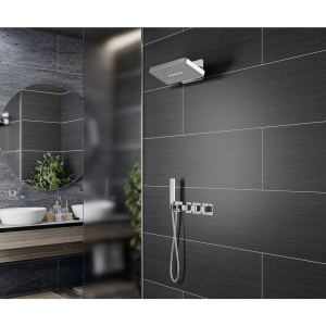 Душевой комплект Timo Petruma SX-5249/00SM С ВНУТРЕННЕЙ ЧАСТЬЮ, с термостатом, хром