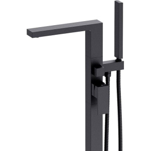 Купить Напольный смеситель для ванны с душем Timo Selene 2210/03Y-CR черный в Москве с доставкой Напольный смеситель для ванны с душем Timo Selene 2210/03Y-CR черный