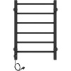 Полотенцесушитель электрический Laris Феличия ЧКЧ П6 400/600 черный, R