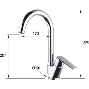 Смеситель для кухни Remer Vanity V42B
