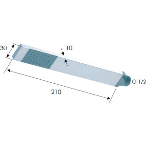 Купить Душевая лейка Remer 317RRX в Москве с доставкой Душевая лейка Remer 317RRX