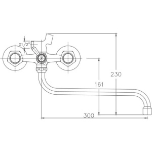 Универсальный смеситель Haiba HB2209