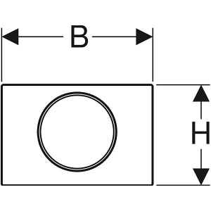 Кнопка смыва Geberit Sigma 10 115.758.JT.5 белая