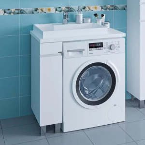 Мебель для ванной СаНта Марс 19 L напольная, 1 дверца, белая