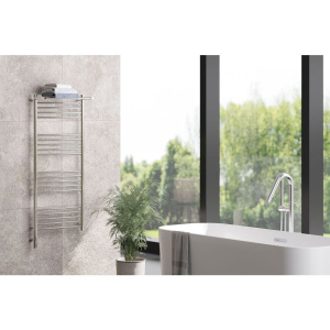 Полотенцесушитель электрический Сунержа Богема 3.0 120х50 с полкой, хром, L