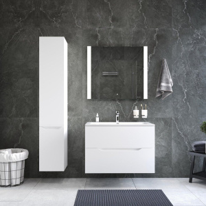 Купить Шкаф-пенал AM.PM Tender R, подвесной, белый глянец в Москве с доставкой Шкаф-пенал AM.PM Tender R, подвесной, белый глянец