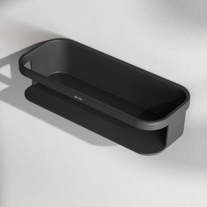 Купить Полка AM.PM Func A8F53122 черная в Москве с доставкой Полка AM.PM Func A8F53122 черная