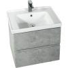 Тумба с раковиной Art&Max Techno подвесная, 70, бетон лофт натуральный