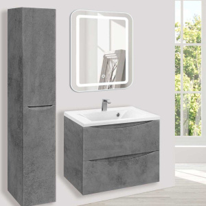 Тумба с раковиной Vincea Mia 65 бетон