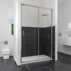 Душевая дверь в нишу RGW Classic CL-14 160, профиль глянцевый хром