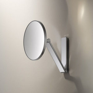 Косметическое зеркало Keuco iLook Move 17612 010000 без подсветки, телескопическое, поворотное, хром