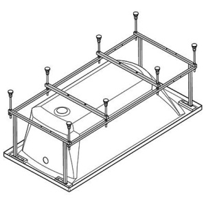 Монтажный комплект для ванны Santek Каледония 160х75 1.WH30.2.389