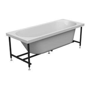 Акриловая ванна Radomir Виктория лайт 2-01-0-0-1-260Р 170x70 см, с каркасом, белый глянец