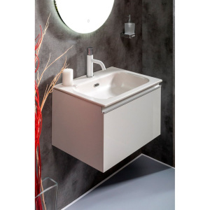 Купить Тумба с раковиной Armadi Art Vallessi 60 белый глянец в Москве с доставкой Тумба с раковиной Armadi Art Vallessi 60 белый глянец