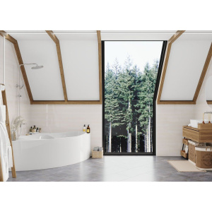 Акриловая ванна Vagnerplast Athena 150x150 см, угловая, с каркасом, четверть круга