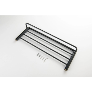 Полка для полотенец Aquatek Лира AQ4415MB черный