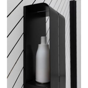 Полка Aquanet Магнум 302228 черная матовая