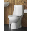 Унитаз-компакт напольный с бачком и сиденьем микролифт Sanita Luxe Next WC.CC/Next/2-SlimDM/WHT.G/S1