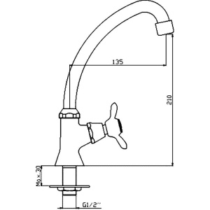 Кран Rossinka Q Q02-60U для раковины