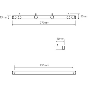 Крючок Bemeta Omega 104606102