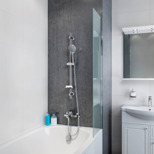 Смеситель для ванны с душем Dorff Norma D0101030 с душевым гарнитуром