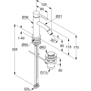 Купить Смеситель для биде Kludi Nova Fonte Pura 202160515 хром в Москве с доставкой Смеситель для биде Kludi Nova Fonte Pura 202160515 хром