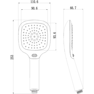 Душевая лейка Lemark LM1013C