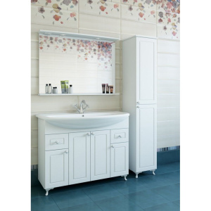 Купить Зеркало Sanflor Софи 105, с полкой в Москве с доставкой Зеркало Sanflor Софи 105, с полкой