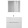 Мебель для ванной Raval Wector 90, подвесная, белая