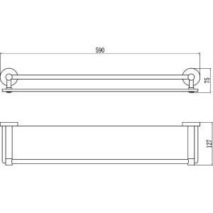 Полка Savol 87 S-608791 60 см