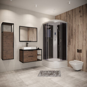 Душевая кабина Niagara Classic NG-3502-14P 100х100 см, с пультом управления и FM-радио