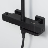 Душевая стойка Wasserkraft Thermo A29901 черная матовая