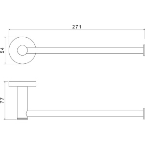 Купить Полотенцедержатель Aquatek Европа AQ4119MB черный в Москве с доставкой Полотенцедержатель Aquatek Европа AQ4119MB черный