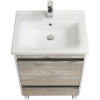 Тумба с раковиной Aquaton Капри 60 1A2301K1KPDA0 бетон пайн, белая