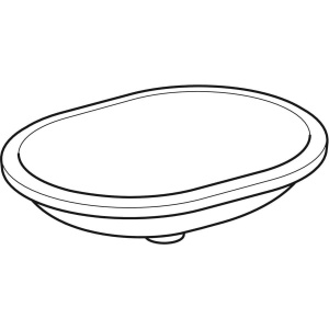 Раковина встраиваемая Geberit VariForm 65 500.758.01.2 белая