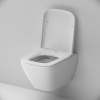 Унитаз подвесной AM.PM Spirit V2.0 FlashClean с микролифтом, белый