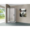 Душевой уголок Vincea Stresa VSP-1S100CLGM 100x100, профиль вороненая сталь, стекло прозрачное