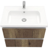 Тумба с раковиной Laparet Electra 70 подвесная, дуб рока