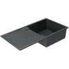 Мойка кухонная 86х50 Aquaton Верона одним с крылом графит 1A710032VR210