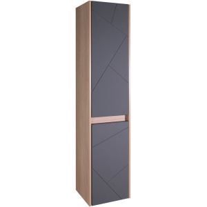 Шкаф-пенал ASB-Mebel Диана 35 серый глянец