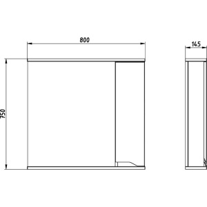 Купить Зеркало ASB-Mebel Бари 2.2 80 в Москве с доставкой Зеркало ASB-Mebel Бари 2.2 80