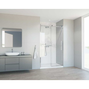 Душевая дверь в нишу Vincea Como Soft VDS-1CS120CL 120 см профиль хром