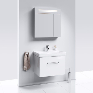 Купить Зеркало-шкаф Aqwella Neo 70 с подсветкой в Москве с доставкой Зеркало-шкаф Aqwella Neo 70 с подсветкой